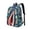 Multicolour2, variant on 3D Shark Mouth Graphic Print Backpack, Comic Style Colorful Design, Casual Daypack for Youths and Teens