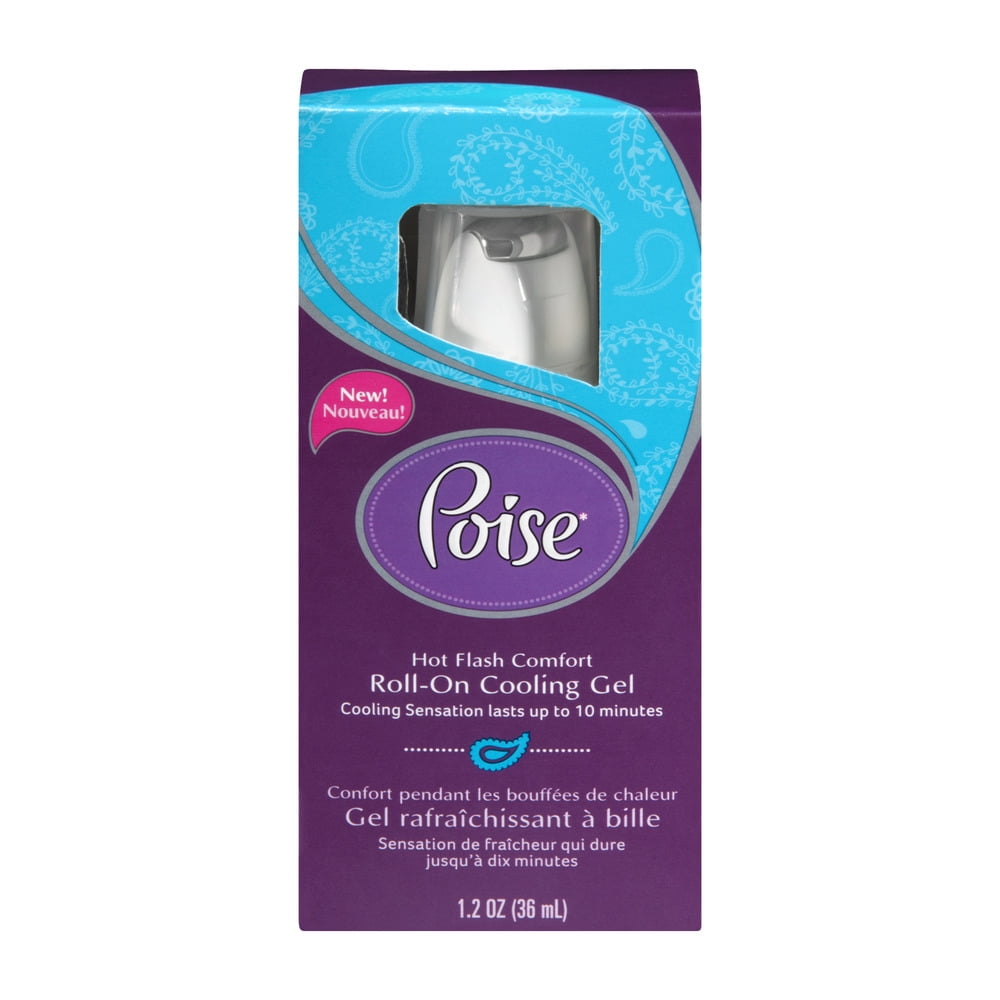 Poise Roll-On Cooling Gel, 1.2 oz