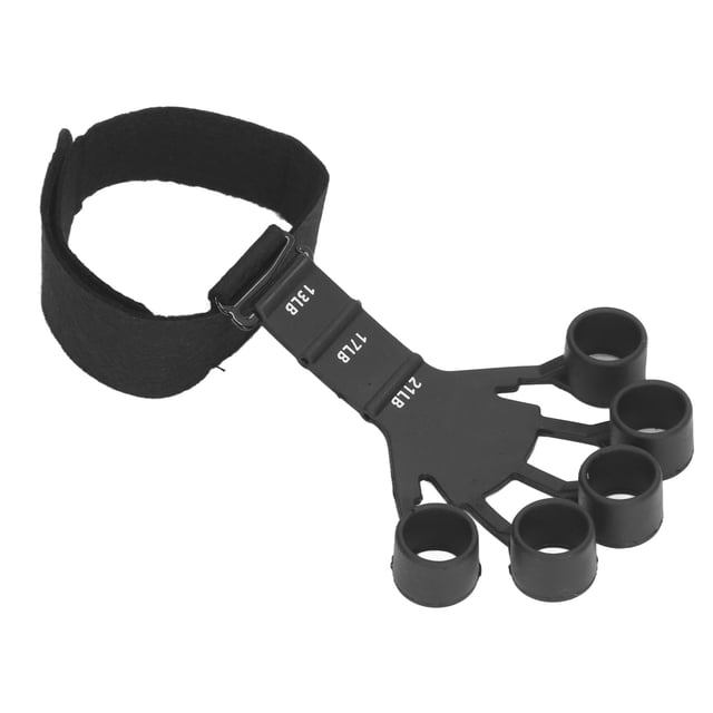 Fortalecedor De Ejercitador De Mano Con Dedo, Niveles De Resistencia, Refuerzo Ajustable, Ejercitador De Extensión De Dedo Con Correa Para Muñeca Para Escaladores De Roca