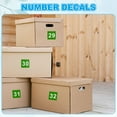 thumbnail image 5 of Uxcell 2" Consecutive Number Stickers 1 Set Self Adhesive Number Decals Green, 5 of 6