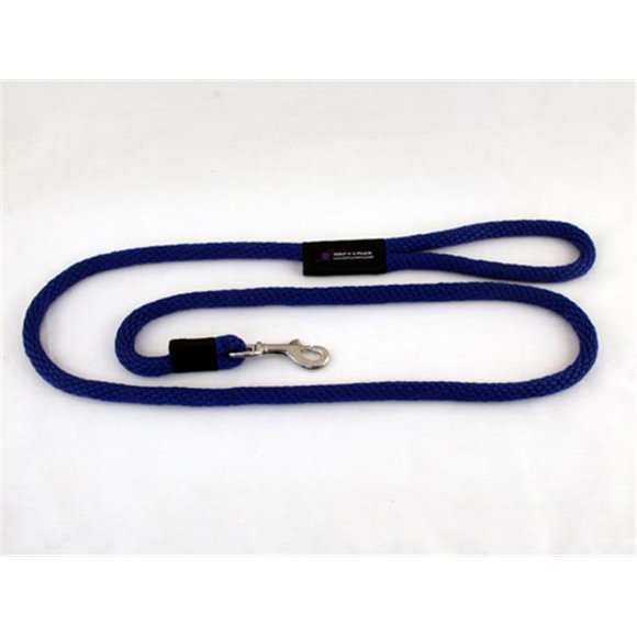 Soft Lines P10608ROYALBLUE Dog Snap Leash 0.37 In. Diameter By 8 Ft. - Royal Blue