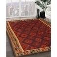 thumbnail image 2 of Ahgly Company Indoor Rectangle Contemporary Saddle Brown Oriental Area Rugs, 3' x 5', 2 of 6