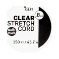 thumbnail image 2 of (3 pack) Cousin DIY 0.8mm Clear Stretch Cord – 50 Yard Elastic Beading Thread for Bracelets, Necklaces, and Beaded Crafts, 2 of 11