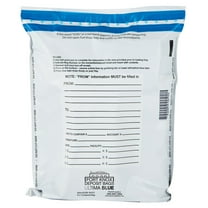 BankSupplies Ultima Blue White Deposit Bags | 9W x 12H | Pack of 100 | Discreet,