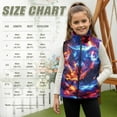 thumbnail image 7 of Garronmavis Cool Wolf Kids Outerwear Vest Size 11-12 Comfortable Boys Zippered Vests Versatile Sleeveless Jacket Full-Zip Fall Winter Warm Outerwear Stand Collar Fall Winter Clothes, 7 of 7