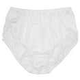 thumbnail image 2 of Nylon Brief Panty (Style 331/Plain Jane) 4 Pack in White Size 10, 2 of 4
