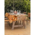 thumbnail image 2 of Outdoor Tablecloth with Umbrella Hole and Zipper, Orange Yellow Pumpkin Rectangle Table Cloth 60x120 Inch Waterproof Tablecloth, Thanksgiving Botanical Wooden Leaves Fall Picnic Table Cover for Patio, 2 of 7