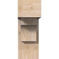 thumbnail image 2 of Ekena Millwork 7 1/2"W x 20"D x 20"H Westlake Block Smooth Bracket w/ Offset Brace, Douglas Fir, 2 of 25