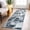 Blue, variant on World Rug Gallery Contemporary Distressed Circle Area Rug - YELLOW 2'x7'