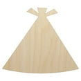 thumbnail image 1 of Birthday Party Hat Solid Wood Shape Unfinished Piece Cutout Craft DIY Projects - 6.25 Inch Size - 1/8 Inch Thick, 1 of 7
