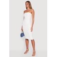 thumbnail image 2 of Women's Shelf Bra Tube Midi Dress, 2 of 3