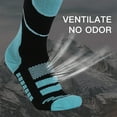 thumbnail image 4 of Graflsoa Unisex High-Performance Ski Socks - Quick-Dry, Thermal, and Anti-Slip for Winter Sports - Cotton Blend with Geometric Design - One Size Fits Most (39-44) - Assorted Colors, 4 of 6