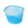 thumbnail image 4 of Portabicicletas, contenedor duradero para artículos diversos, cesta delantera desmontable para bicicleta, manillar, cesta para bicicleta plegable al azul, 4 of 8