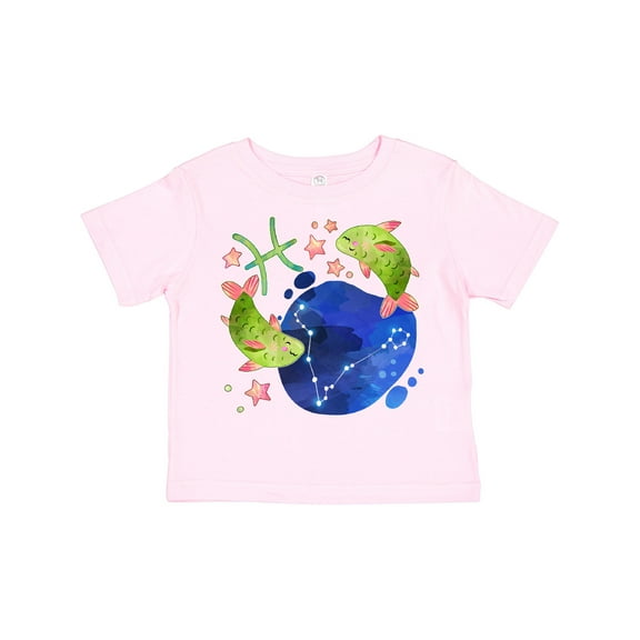 Inktastic Pisces Constellation Zodiac Sign Illustration Boys or Girls Toddler T-Shirt