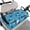 Cute Dog Paw Blue, variant on Yuyamidu Sea Turtle Golf Cart Seat Covers for Club Car Starfish Golf Cart Towel Seat Covers with Front Pockets for 2 Seats Heavy Duty Washable Club Car Accessories in Summer
