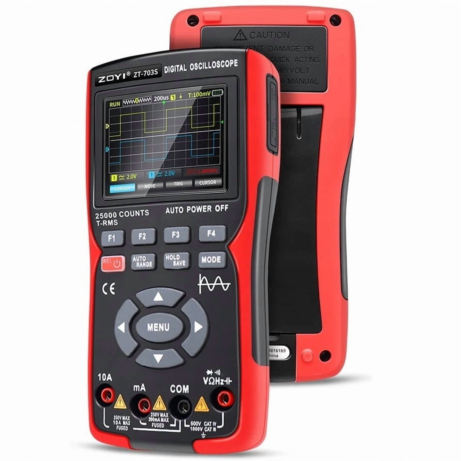 ZT703S Oscilloscope Multimeter High Precision Dual Channel 50MHZ
