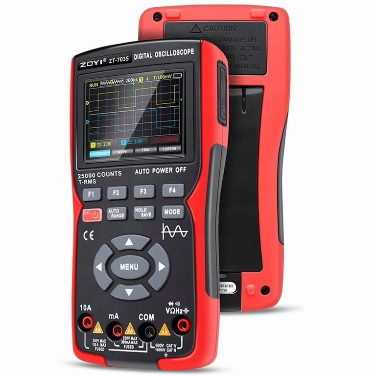 ZT703S Oscilloscope Multimeter High Precision Dual Channel 50MHZ