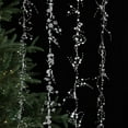 thumbnail image 5 of Clear Icicle Christmas Ornaments with Pearl Strings, Shatterproof Holiday Decor for Tree, Wedding and Party Decoration, Elegant Winter Home and Garden Decorations, 5 of 5