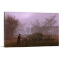 thumbnail image 1 of ARTCANVAS A Walk at Dusk 1835 Canvas Art Print by Caspar David Friedrich - Size: 40" x 26" (1.50" Deep), 1 of 9