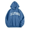 thumbnail image 2 of adviicd Graphic Sweatshirts Women's Oversized Sweatshirt Los Angeles California Crewneck Long Sleeve Casual Loose Pullover Tops, 2 of 4
