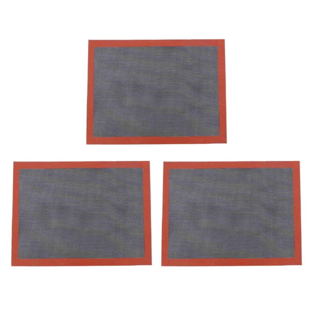 3 alfombrillas de silicona perforadas para hornear, antiadherentes, para hornear galletas, pan, macarrones y utensilios de cocina