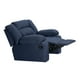 thumbnail image 3 of Sillón Reclinable Mecedora TRINITY Bumers 1 Plaza Azul Marino, 3 of 7