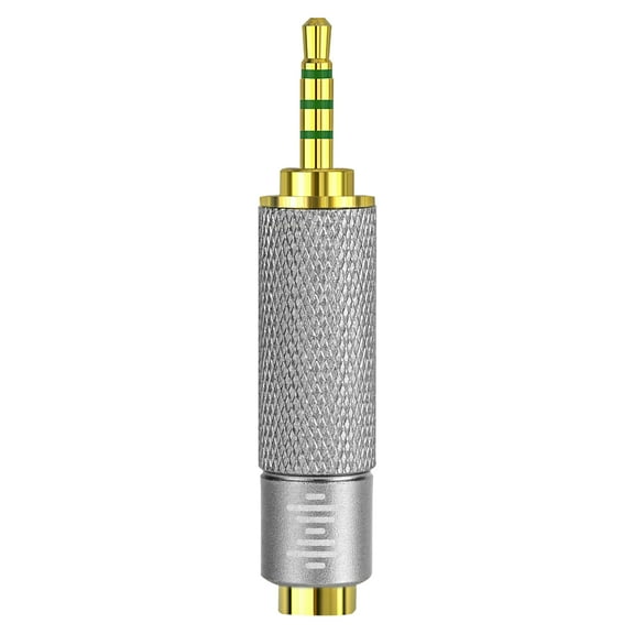 Geekria 2.5mm Male to 3.5mm (1/8'') Female Headphones Plug Adapter, Conversion Audio Plug, Gold Plated Audio Adapter, 2.5mm Balanced Male to 3.5mm (1/8'') Balanced Female