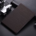 thumbnail image 1 of Solid Simple Tablet Leather Case For Ipad 9th 8th 7th 10.2 Book Style Stand Cover For Ipad 10th Air 5 4 10.9 Mini 6 3 2 Pro 11 Treeline-Brown For iPad Mini 1 2 3, 1 of 6