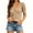 Khaki, variant on Short Sleeve Women V-neck Solid Button Down Knit Cardigan Tops