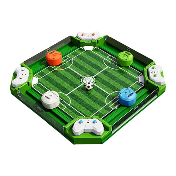Juego de mesa de futbolín con control remoto, mini juego de mesa de fútbol, ​​regalo, juguete de fútbol de portátil para el ocio en casa de los niños.