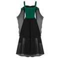 thumbnail image 4 of Robe Médiévale Femme à Manches Papillon, Robe Maxi à Épaules Dénudées, Robe Corset Steampunk pour Femme, Robe de Bal Gothique, 4 of 4