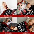 thumbnail image 4 of Christmas Blanket, Red Gnomes Christmas Throw Blanket, Xmas Home Decor, Soft Flannel Throw Blankets 50x60, 4 of 6