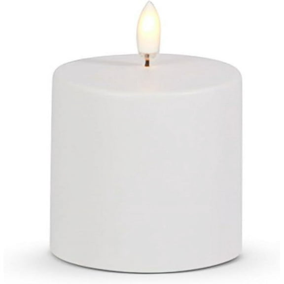 RAZ Imports 3" X 3" White Pillar Candle