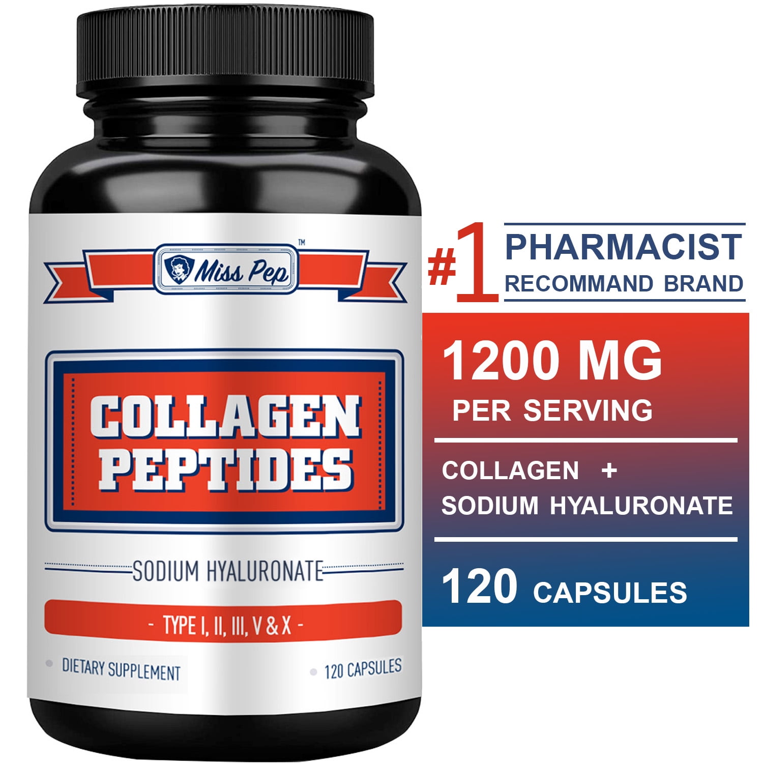 Collagen Capsules Multi Collagen Capsules with Hyaluronic Acid for