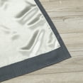 thumbnail image 3 of Quality Home Linen Print Room Darkening Curtains - Charcoal - 52" x 96" (Set of 2 Panels), 3 of 3