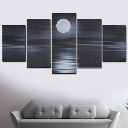 Blair Canvas Painting Multi-style 5 Panel Canvas Wall Art Unframed Oil Painting Picture Prints Modern Abstract Home Hanging Decor Gift ()