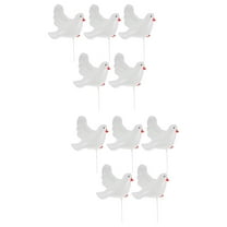 Worgeous 10 pcs  Sports Exhibition Peace Dove Balloon Memorial Balloons for Sports Party