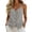Gray-tanks, variant on Women Button down Camisole Tops, V Neck Cotton Linen Adjustable Spaghetti Strap Cami Tank Tops, Lightweight Backless Sleeveless Beach Outdoor Vacation Undershirts