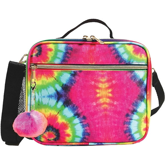 OMG Organize My Gear Women's 600D Polyester Tie-Dye Handbag, Multi-Color