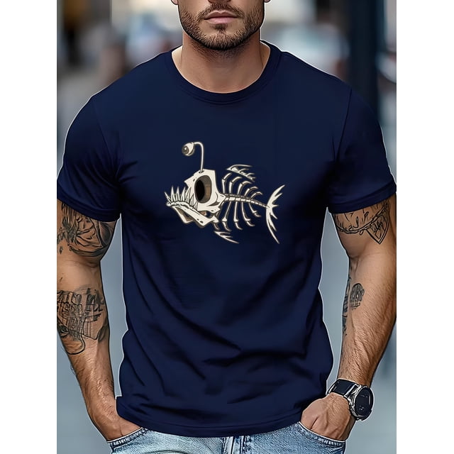 T-shirt Homme Extérieur Décontracté Sport Manches Courtes Col Rond pour Homme