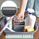thumbnail image 2 of 2X Cesta de Almacenamiento de Plástico Cajita de Ducha Portátil Cesta Organizadora de Asas con Asa para Baño, Dormitorio, Cocina Gris Oscuro, 2 of 5