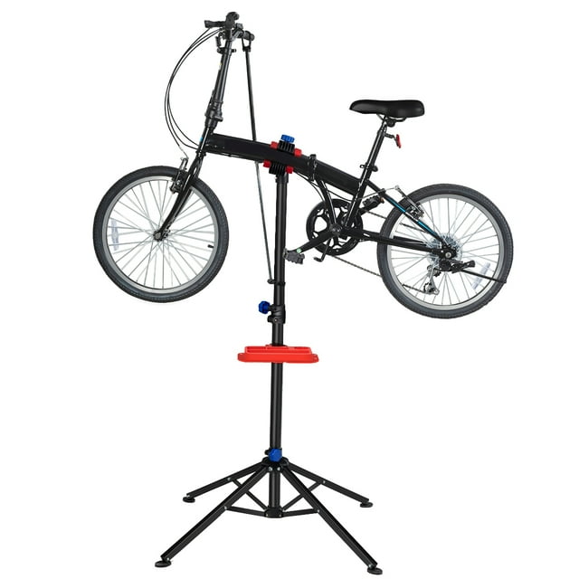 Patiojoy Porte-Bagages de Vélo Pliable et Ajustable 2 Pcs avec Outil Pro Support de Réparation de Vélo