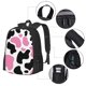 thumbnail image 2 of Easygdp Cow Spots Mochila de Gran Capacidad Minimalista Ideal para Escuela, Viajes y Uso Diario, 2 of 6