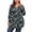 Black Periwinkle, variant on PINKSIR Plus Size Henley Shirts for Women V Neck Button Long Sleeve Flowy Tunic Tops Curved Hem Fall Blouse Black 2X