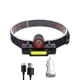 thumbnail image 1 of Faro al aire libre recargable LED impermeableFaro de acampado al aire libre Ajustable recargable recargable Faro de ciclismo Faro que funciona 2 modos de iluminación de cabeza Linterna Tipo 2 Cargador tholdsy OD002417-05B, 1 of 7