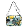 thumbnail image 4 of Bolso de mensajero sencillo de múltiples capas para mujer, moderno bolso de hombro de nailon ligero de múltiples capas, 4 of 5
