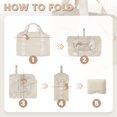 thumbnail image 4 of Bolsa de viaje plegable ETRONIK para mujeres y hombres con compartimento para zapatos, 4 of 6
