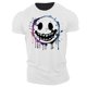 thumbnail image 2 of Top de Manga Corta, Hombre Casual Impreso Cuello de la Tripulación Camiseta, Manga Corta Blusa de Verano Poliéster, 2 of 9