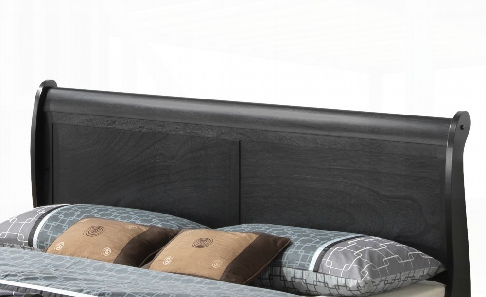 King Size Metal Platform Bed Frame No Box Spring Needed Black for Master Bedroom