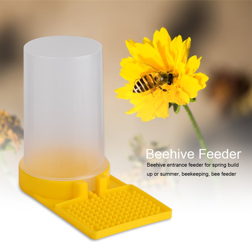 Goick Bee Feeder-Plastic Bee Feeder Beehive Drinking Bowl Beekeeping Equipment Beekeeping Tools